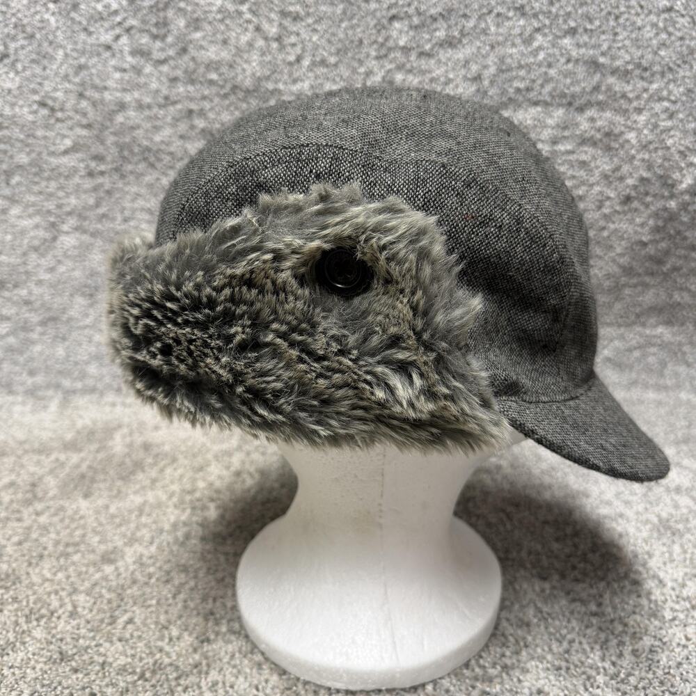 Vintage Y2K Duluth Trapper Hat L Faux Fur Flap Outdoorsman Rugged Heritage - Picture 6 of 16
